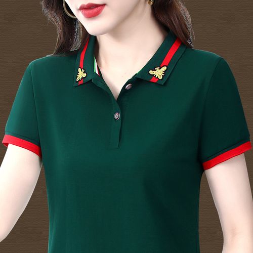 妈妈装t恤上衣女士短袖纯棉中年夏装休闲2021新爆款高档衣服夏季