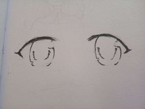 简单的动漫眼睛教程,你不点进来看看吗