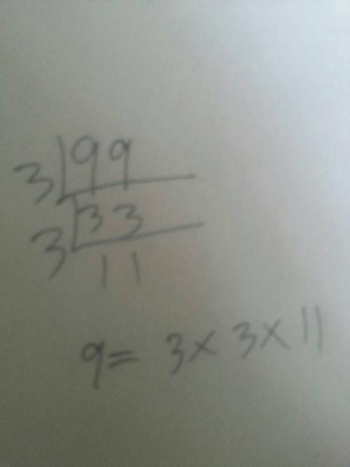 99怎么分解质因数
