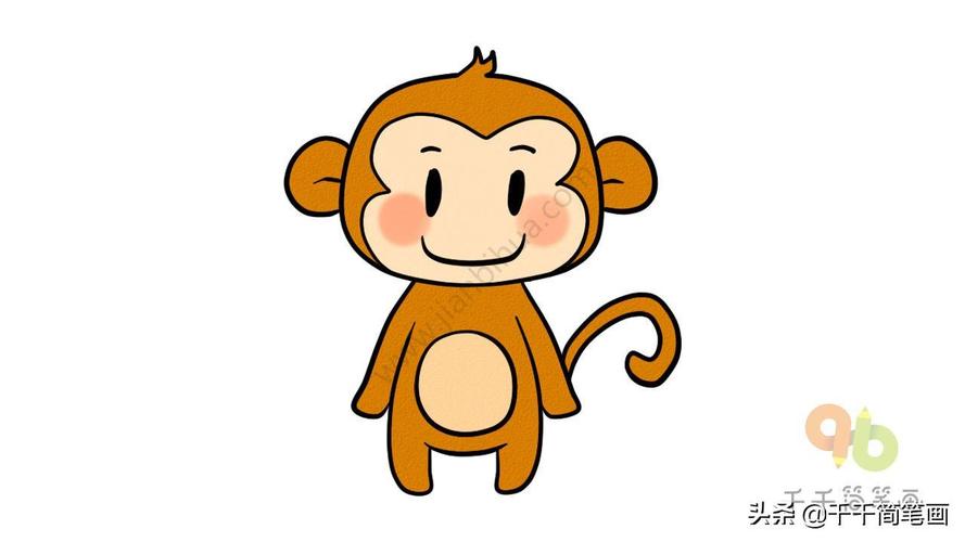 猴子最简单的画法