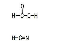 甲酸(hcooh)  结构特点:除连着o原子的h外,其余原子均在同一平面