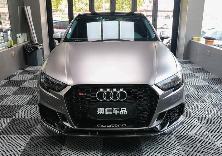 车身改色       车型:奥迪a3   项目:车身改色贴膜施工   颜色:太空