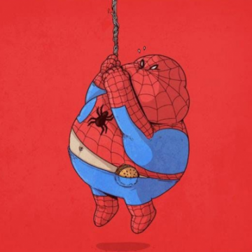 一组有创意胖胖的卡通可爱头像搞笑可爱的胖胖卡通头像