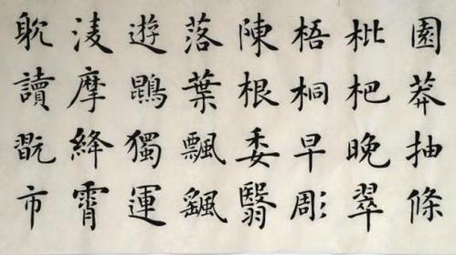 当代楷书大家卢中南,田英章书法欣赏——谁更胜一筹