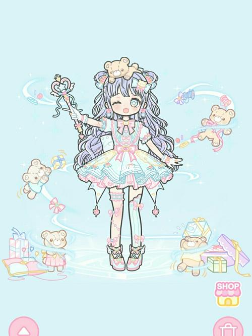 我在装扮少女上装扮的套装_手机游戏_游戏_手机游戏