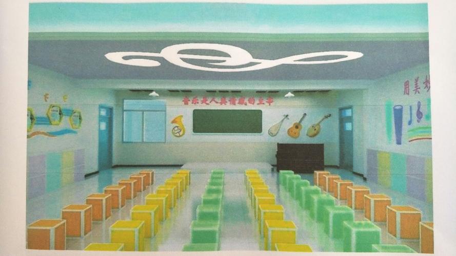 百色市建华小学美术室,音乐室建设情况