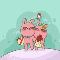 冷兔情侣头像大全_微信头像图片大全