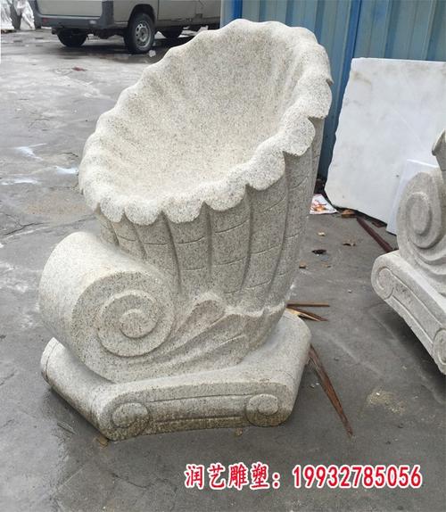 别墅景观石雕,大理石欧式花盆雕塑