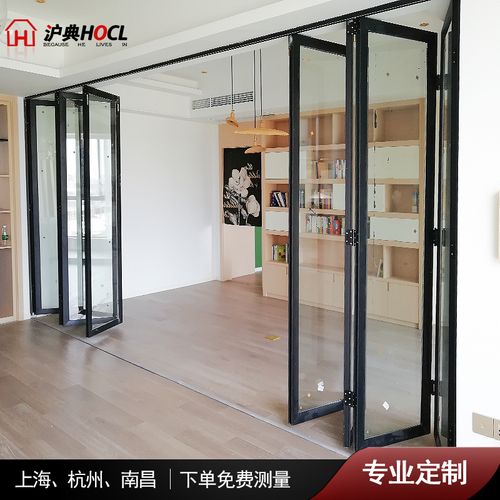 热卖抖音同款pt门推拉门折叠一体客厅厨房卫生间全开门移门全国发货