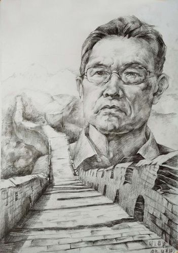 《国之脊梁》素描 张惠艳 (双城区兆麟初中)