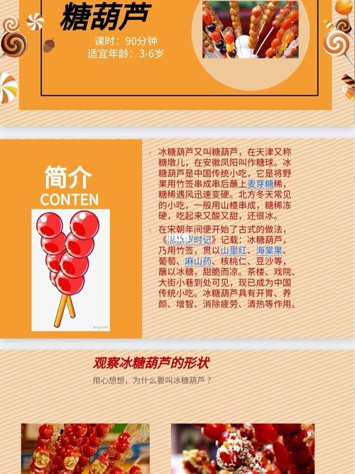 创意美术课件 儿童画《冰糖葫芦》_美术_小朋友_绘画