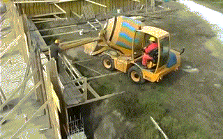 全自动装料搅拌的混凝土罐车,厉害了我的哥!