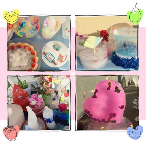 孩子们在自己动手制作冰灯,冰雕等小冰景的过程中,不但收获了快乐,也