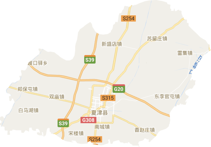 夏津县电子地图