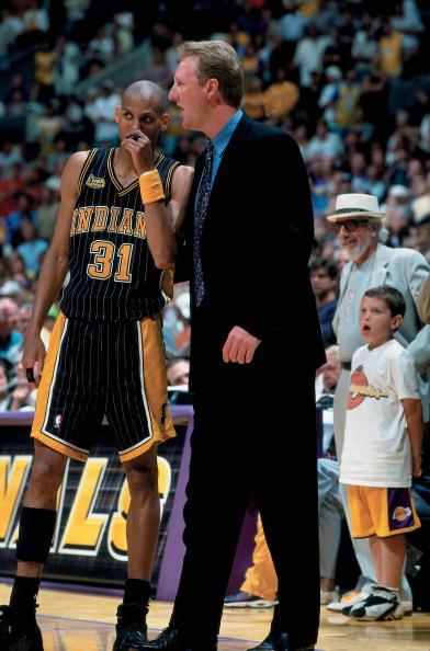 雷吉-米勒珍贵照:8秒8分 绝杀乔丹锁喉大导演