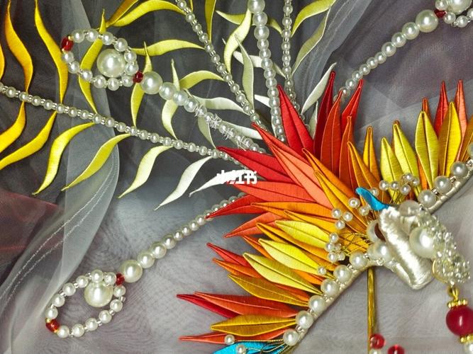 子染原创手作缠花凤冠_原创手作_相机_缠花_兴趣爱好_手工