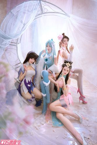 王者荣耀cos偶像季四大美人,王昭君,杨玉环,貂蝉,西施