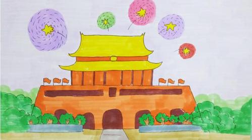北京天安门儿童画图片作品欣赏(40p)