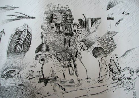 他可是一个"小画迷",还是一个"小爱迪生迷",每期的《小爱迪生》一到