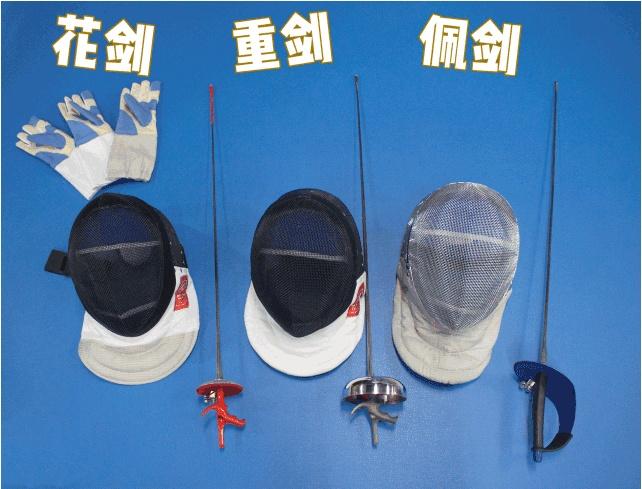 关于击剑基础知识花剑重剑佩剑