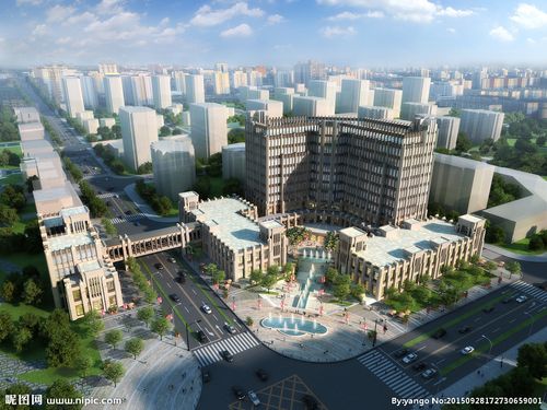 大楼俯视效果图图片