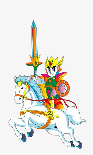 关键词 : 拿剑,兵器,骑士,白马