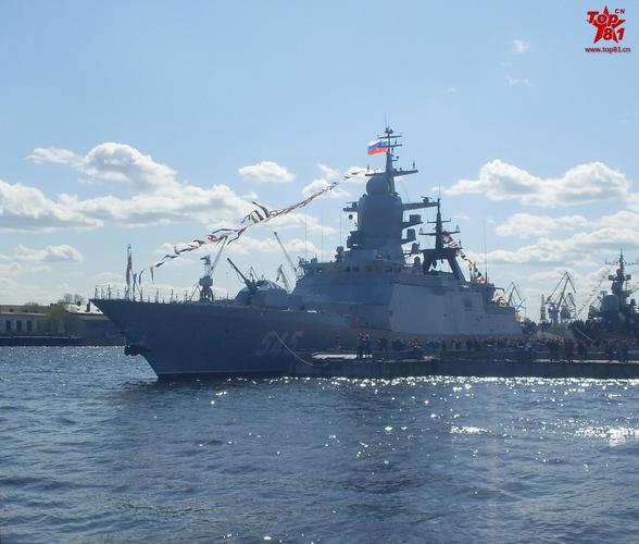 俄海军圣彼得堡观舰式庆胜利日(1/10)(组图)