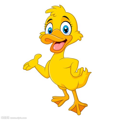 鸭子 儿童 卡通 卡通鸭子图片