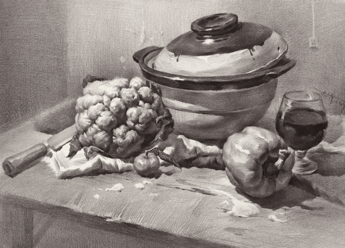 【素描静物】静物单体罐子素描画法,不容错过!