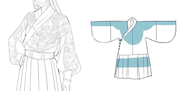 【绘画教程】古风男性服饰画法讲解,造一个意气风发的