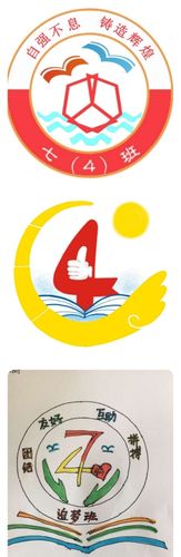 我可爱的班级——韶关市第一中学七年级班级手绘班徽