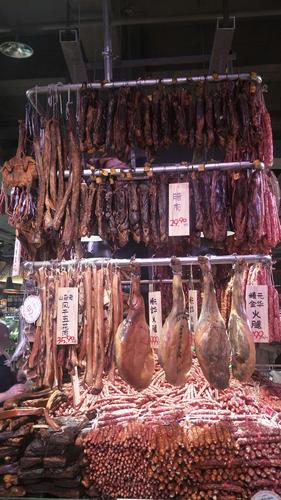 腊肉货架,结合后勤制作