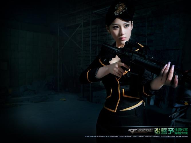张馨予代言cf穿越火线桌面壁纸 - 第7张