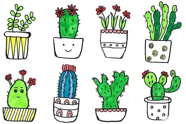 如何教你画好简笔画之植物篇,快来动手画一画吧