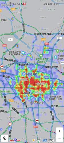 京津冀地区热力图