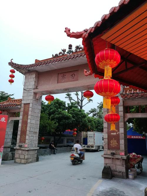 新会古井霞路的醉美风光