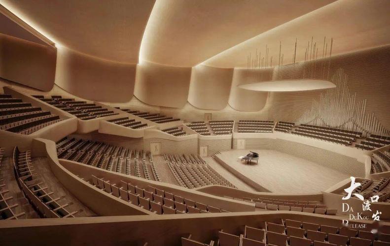 大剧院:歌剧院分为一层池座,两层楼座,构成"品"字型舞台.