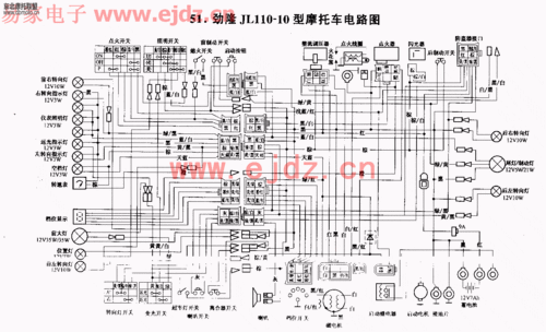 051劲隆jl110-10摩托车电路图.gif.gif