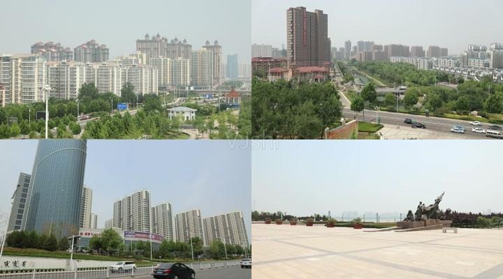 临沂城市大景高端物业实拍源素材