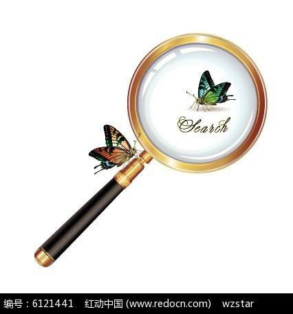 放大镜背景设计