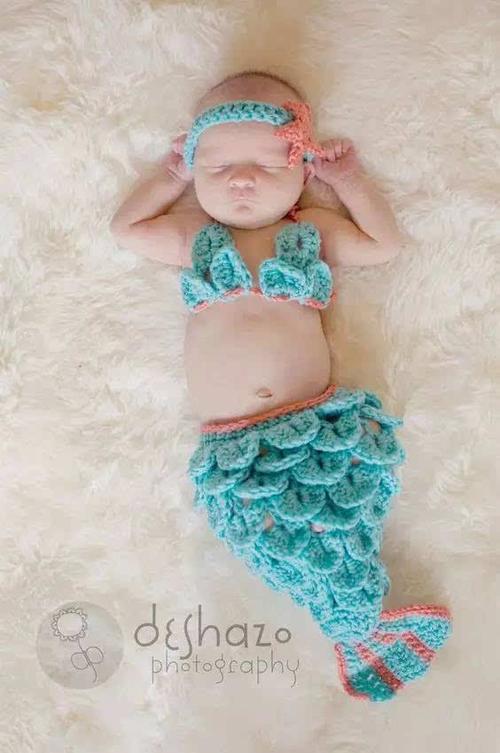 美人鱼宝宝,绝美!