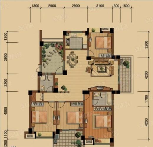 西山美庐户型图,鞍山西山美庐户型图大全,西山美庐图