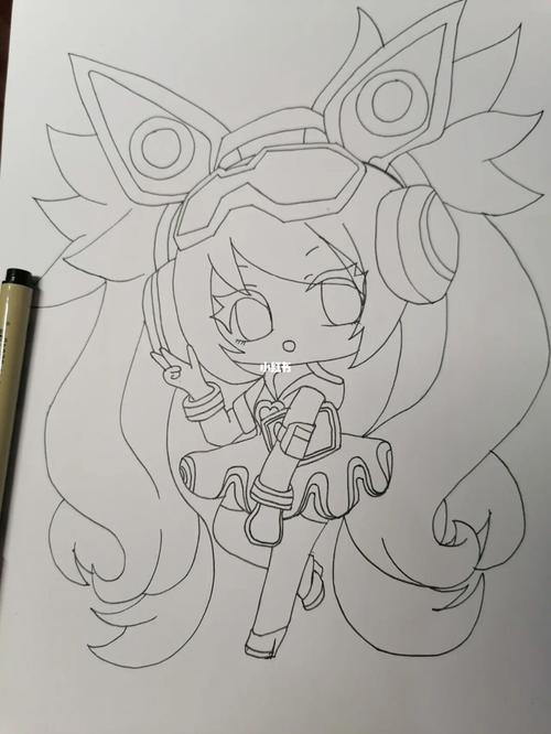 王者荣耀安琪拉～_王者荣耀怎么样_手绘_临摹_彩铅_安琪拉心灵骇客