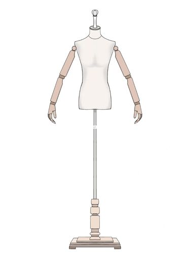 随手画了两个人台,psd格式|有线稿|可自己改色,后面会更一些大家喜欢