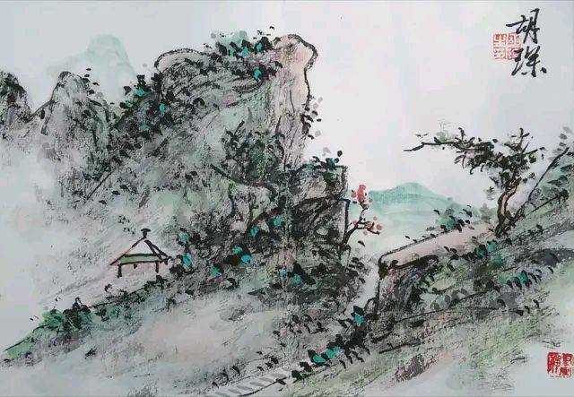 武汉知名画家胡琛老师‖山水花鸟雅集
