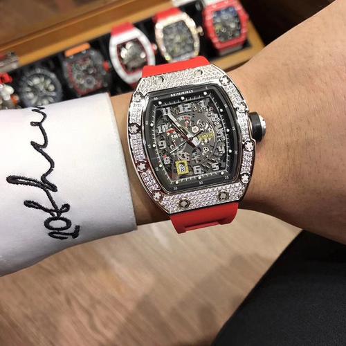 男士满天星最贵手表理查德同款机械男表酒桶型表盘国产腕表