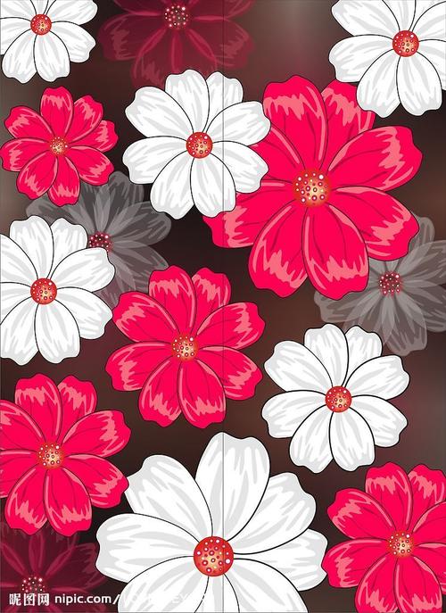 好漂亮的花图片[矢量图,cdr]