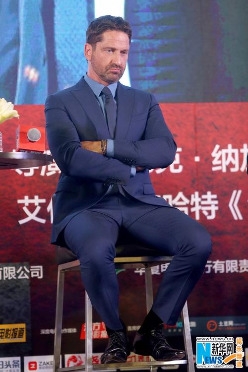 《伦敦陷落》首映 杰拉德·巴特勒首次来京秀中文