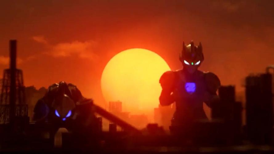 泽塔奥特曼,捷德和泽塔再次联手,夕阳下的战斗好炫酷