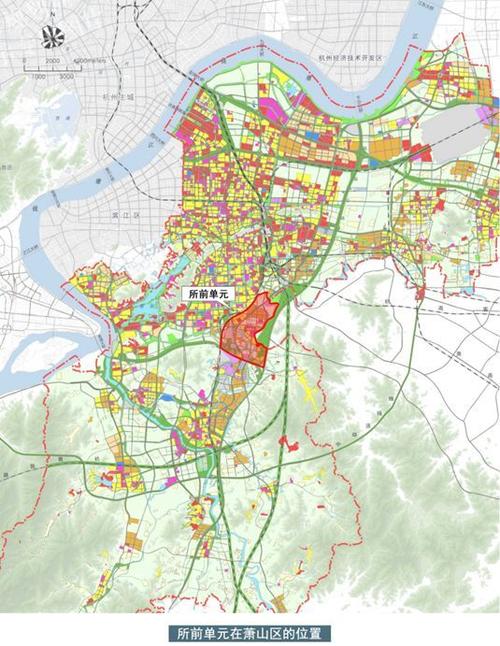 所前规划管理单元(以下简称所前单元)位于杭州三大副城之一江南城的东
